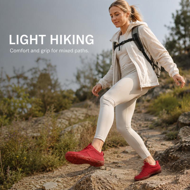Wide Toe Barefoot Walking & Hiking Shoes