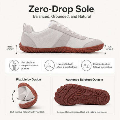 Wide Toe Barefoot Walking & Hiking Shoes