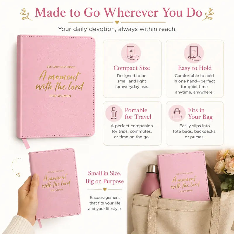 A Moment With The Lord – 365-Day Bible Study & Prayer Journal