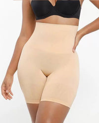High-waisted-Beige